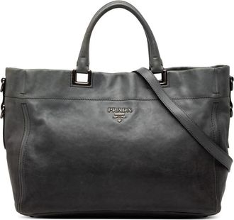 Prada Pre-owned Prada Glace Calf Open Convertible Tote Ladies INJOLTQIAZSFKRFM