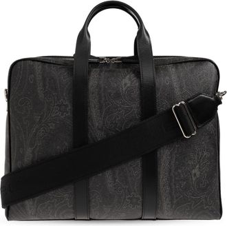Etro Laptop Bags & Cases - Heren - Laptoptassen - Grijs - ONE Size - Tassen