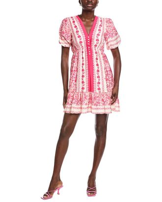 Taylor Puff Sleeve Mini Dress