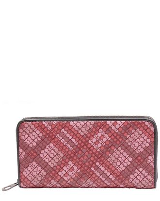 Bottega Veneta Zip Around Leather Wallet