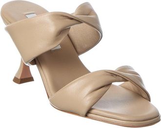 Aquazzura Twist 75 Leather Sandal