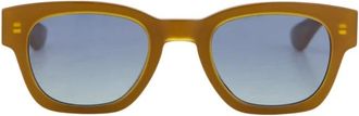 Alexander McQueen Rechthoekige Zonnebril - Heren - Zonnebrillen - Bruin - ONE Size - Accessoires