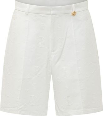 Casablanca White Logo Shorts