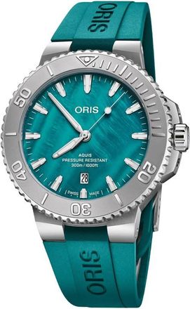 Oris Aquis Automatic Blue Dial Mens Watch 01 733 7789 4187-Set