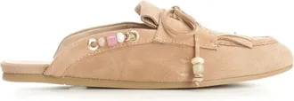 Stuart Weitzman Schoenen, Dames, Beige, 40 EU, Leer, Majorca Tinsley Mules