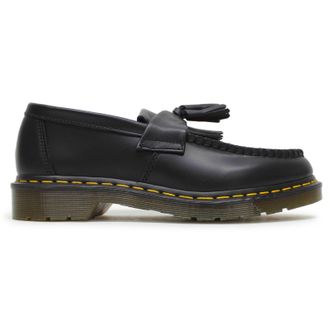 Dr. Martens Adrian Leather Unisex Loafers Shoes - Black - Size:UK 12