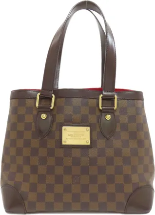 Louis Vuitton Damier Canvas Ebene Damier Canvas Tote Bag (Pre-Owned)