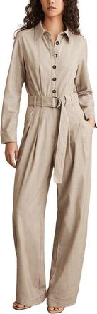 Reiss Abigail Wool-Blend Tailored Jumpsuit