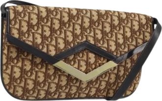 Dior Pre-owned Vintage Schoudertas - Dames - Vintage Schoudertas - Bruin - ONE Size - Leer - Vintage