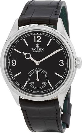Rolex 1908 Automatic Black Dial Mens Watch 52509-0002