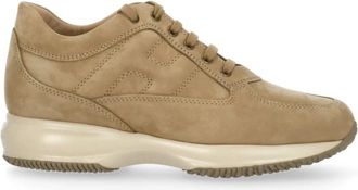 Hogan Sneakers, female, Beige, Size: 6 1/2 US Interactive Sneakers