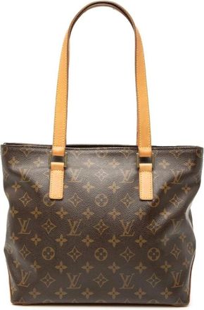 Louis Vuitton Pre-owned Tote Bags, female, Brown, Size: ONE SIZE Pre-owned Printed Coated Canvas Tote