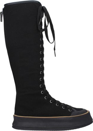 Max Mara F80891 Veterlaarsjes - Dames - Veterlaarzen - Zwart - 36 EU - Schoenen