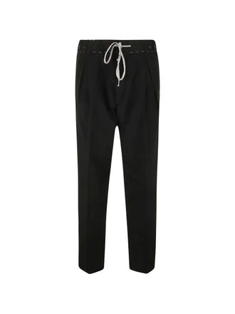 Maison Margiela Broek met trekkoord - Zwart