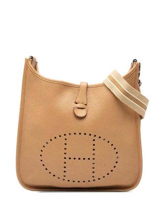 Herm&egrave;s Borsa a tracolla Evelyne III PM in pelle Clemence 2008 - Marrone