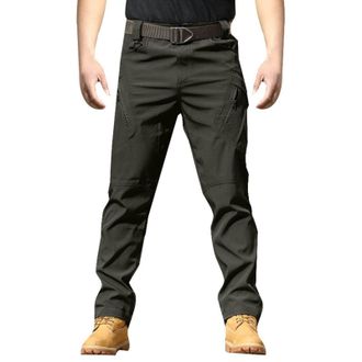 Generic Work Trousers Men Mens Walking Combat Stretch Cargo for UK Water Proof Hiking Pants Mens Outdoor Black Cargos Chino Carpenter Jeans Polyester Workwear