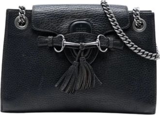 Gucci Pre-owned Cross Body Bags, female, Black, Size: ONE SIZE Pre-owned The Emily