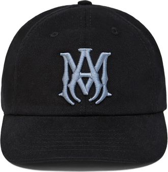 Amiri Cappello da baseball denim MA - Nero