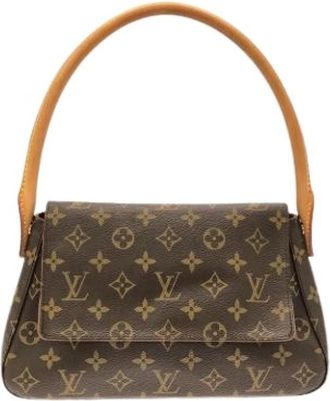Louis Vuitton Pre-owned Vintage Schoudertas - Dames - Vintage Handtas - Bruin - ONE Size - Vintage