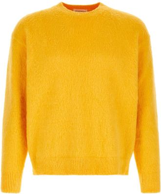 Roberto Collina Yellow Crew Neck Sweater