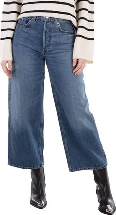Anine Bing Ladies Washed Blue Rick Jeans