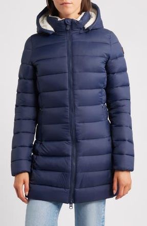 Save The Duck Joanne Quilted Water Repellent Puffer Jacket in Navy Blue at Nordstrom Rack, Size 00(Xxs)