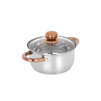 KASANOVA Casseruola 18 cm acciaio inox Meravigliosa con coperchio