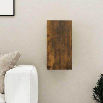 vidaXL Mueble Para Tv Madera Contrachapada Roble Ahumado 30,5x30x60 Cm Vidaxl