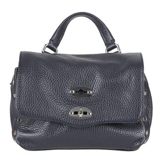 Zanellato Dames, Tassen, Blauw, Maat: ONE Size Leer