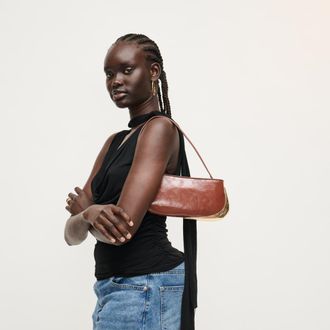 Urban Expression Cooper Shoulder Bag in Chocolate at Nordstrom