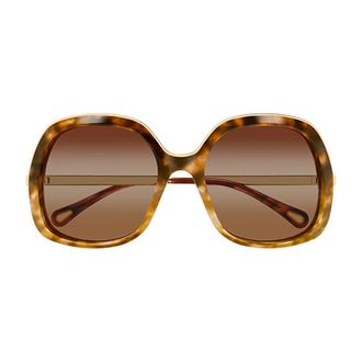 Chloé Brown Sunglasses Stylish International Fit