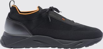 Santoni Sneakers in maglia stretch e pelle