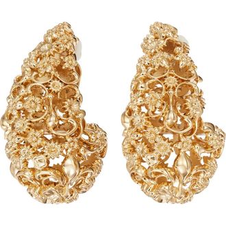 Tory Burch Filigree Wave Earrings in Tory Gold at Nordstrom