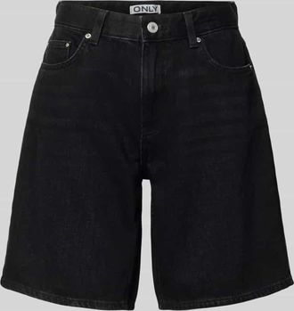 Only Regular Fit Jeansshorts aus reiner Baumwolle Modell LUMI in Black, Gr&ouml;&szlig;e XL