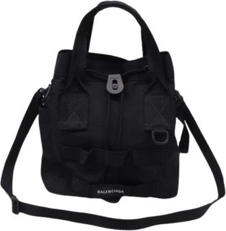 Balenciaga Pre-owned Small Army Tote Bag - unisex - Vintage Tas - Zwart - ONE Size - Vintage