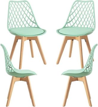 Regalos Miguel Packs Sillas Comedor - Pack 4 Sillas Mima - Verde Jade