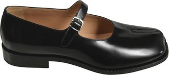 Maison Margiela Platte schoenen voor vrouwen - Dames - Ballerinas - Zwart - 37 EU - Schoenen