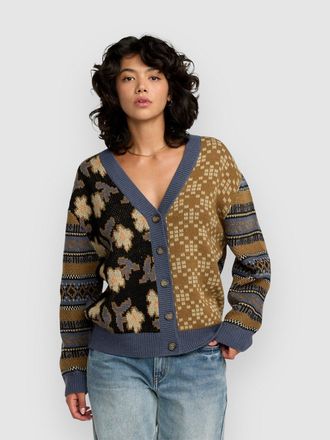 Rvca Lumen Strickjacke blau