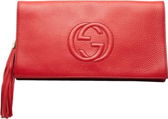 Gucci Pre-owned Gucci Leather Soho Disco Clutch Ladies 6XGK69SD63ZK3FQW