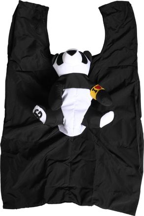 Dolce & Gabbana Men Black Polyester Panda Stuffed EcoMens Mens Bag