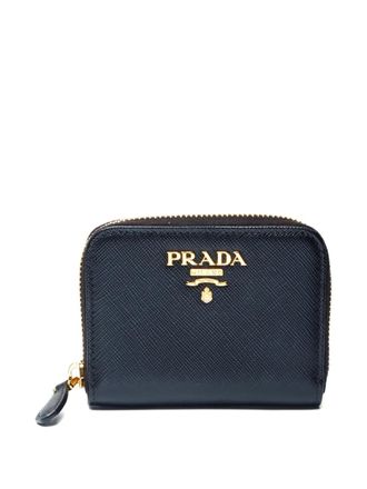 Prada 2020-2025 Saffiano zipped wallet - Black