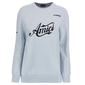 Freddy Felpa ufficiale Amici unisex con logo a contrasto