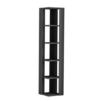 Hanah Home Libreria In Legno nati - 32 X 32 X 161 Cm - Grigio Antracite