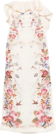 Zimmermann Patience Frill Midi Dress