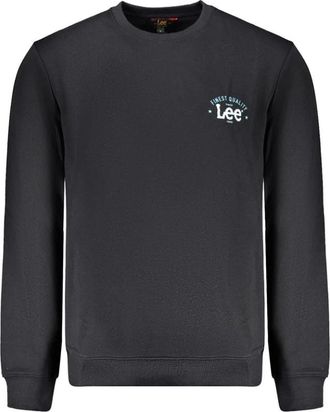 Lee Sweatshirt met ronde hals - Heren - Sweatshirts - Zwart - L - Katoen - Hoodies & sweatvesten