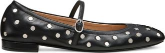 Stuart Weitzman Claris Stud Ballerina - Dames - Ballerinas - Zwart - 39 1/2 EU - Schoenen