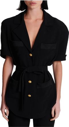 Balmain Mujer, Blusas y Camisas, Negro, Talla: M