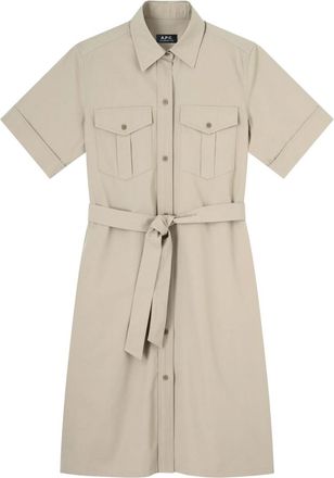 A.P.C. Sage Green Evy Dress