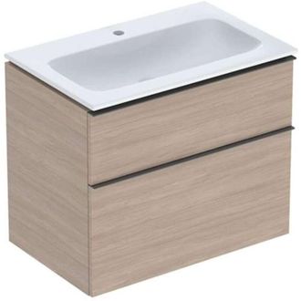 Keramag Keramag - Geberit Icon Set Mueble Lavabo Con Mueble Bajo Lavabo, 2 Cajones