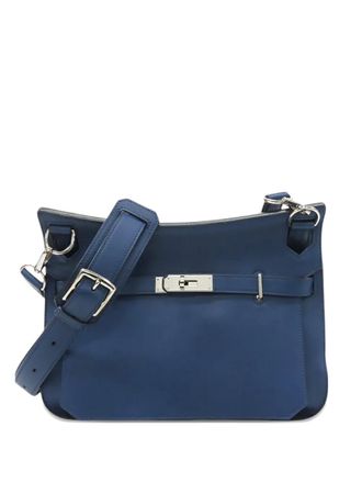 Herm&egrave;s 2015 Swift Jypsiere 28 crossbody bag - women - Calf Leather - One Size - Blue